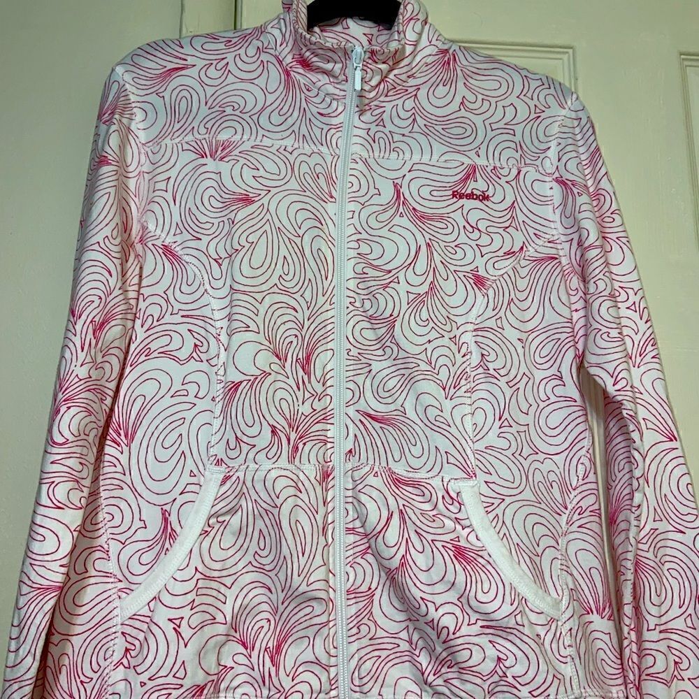 Reebok long sleeve zip up jacket